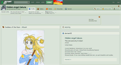 Desktop Screenshot of hidden-angel-sakura.deviantart.com