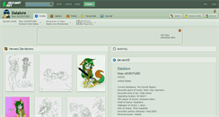 Desktop Screenshot of datalore.deviantart.com