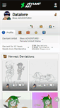 Mobile Screenshot of datalore.deviantart.com