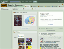 Tablet Screenshot of gargoyles-crossovers.deviantart.com