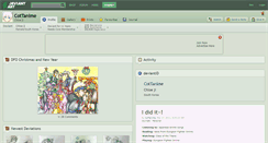 Desktop Screenshot of cottanime.deviantart.com