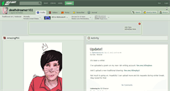 Desktop Screenshot of deathdreamer102.deviantart.com