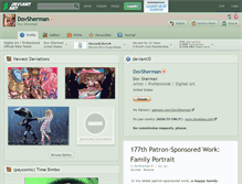 Tablet Screenshot of dovsherman.deviantart.com