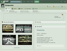 Tablet Screenshot of fotoaparatas.deviantart.com