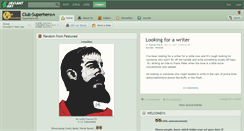 Desktop Screenshot of club-superhero.deviantart.com