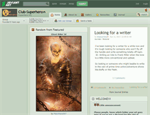 Tablet Screenshot of club-superhero.deviantart.com