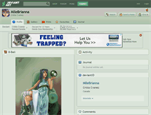 Tablet Screenshot of mllebrianna.deviantart.com