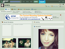 Tablet Screenshot of andaria.deviantart.com