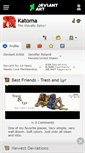 Mobile Screenshot of katoma.deviantart.com