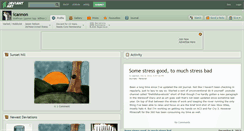 Desktop Screenshot of icannon.deviantart.com