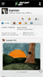Mobile Screenshot of icannon.deviantart.com