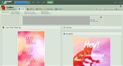Desktop Screenshot of codiew.deviantart.com