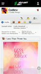 Mobile Screenshot of codiew.deviantart.com