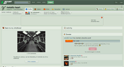 Desktop Screenshot of metallic-heart.deviantart.com