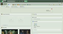 Desktop Screenshot of canson.deviantart.com