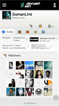 Mobile Screenshot of dumanlive.deviantart.com