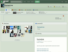 Tablet Screenshot of dumanlive.deviantart.com