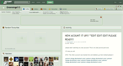 Desktop Screenshot of greenangel13.deviantart.com