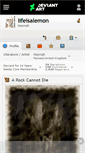 Mobile Screenshot of lifeisalemon.deviantart.com