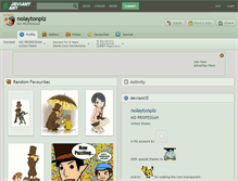 Tablet Screenshot of nolaytonplz.deviantart.com