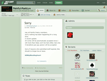 Tablet Screenshot of painful-poetry.deviantart.com