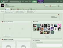 Tablet Screenshot of m9ms.deviantart.com