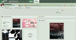 Desktop Screenshot of morbidlysexy.deviantart.com