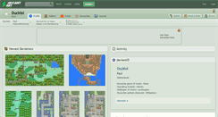 Desktop Screenshot of ducklol.deviantart.com