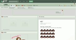 Desktop Screenshot of lettie.deviantart.com