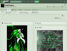 Tablet Screenshot of hadesreaper.deviantart.com