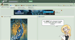 Desktop Screenshot of kurashi.deviantart.com