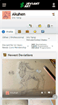 Mobile Screenshot of akuhen.deviantart.com
