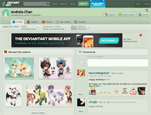 Tablet Screenshot of andreia-chan.deviantart.com