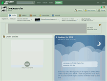 Tablet Screenshot of deadeyes-star.deviantart.com