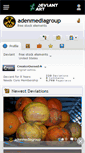 Mobile Screenshot of adenmediagroup.deviantart.com
