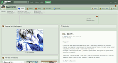 Desktop Screenshot of kageneyoi.deviantart.com