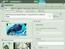 Tablet Screenshot of aiursurvivor.deviantart.com