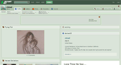 Desktop Screenshot of cinnel.deviantart.com