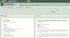 Desktop Screenshot of crimsonnightwind.deviantart.com