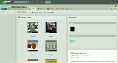 Desktop Screenshot of mmd-resources.deviantart.com