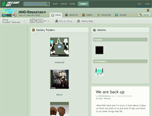 Tablet Screenshot of mmd-resources.deviantart.com