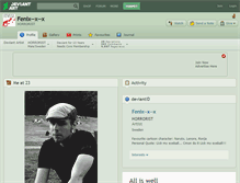 Tablet Screenshot of fenix--x--x.deviantart.com