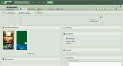 Desktop Screenshot of ipr0hacker.deviantart.com