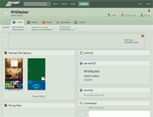Tablet Screenshot of ipr0hacker.deviantart.com