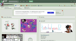 Desktop Screenshot of konohahaven12.deviantart.com