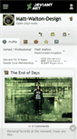 Mobile Screenshot of matt-walton-design.deviantart.com