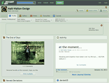 Tablet Screenshot of matt-walton-design.deviantart.com