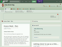 Tablet Screenshot of miss-silverwing.deviantart.com