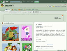 Tablet Screenshot of magmortar75.deviantart.com