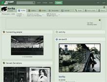 Tablet Screenshot of kovika.deviantart.com